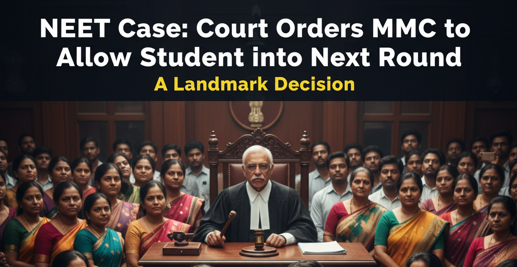 NEET Case: Court Orders NMC to Allow Student into Next Round